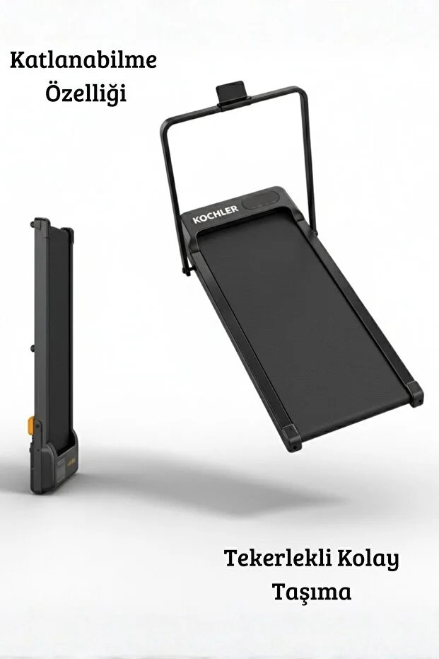 kochler Uzaktan Kumandalı Katlanabilir Portatif Yürüyüş ve Koşu Bandı – 1.5 HP